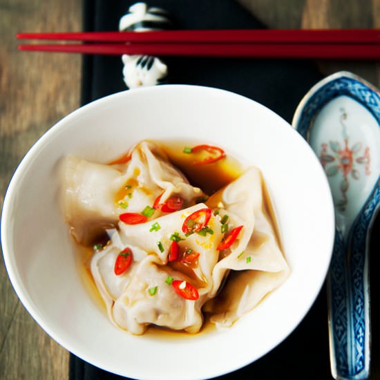 Sichuan Pork Wontons