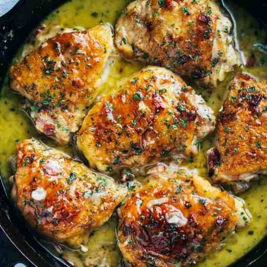 Skillet Chicken with Bacon