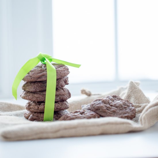 Double Dark Chocolate Cookies