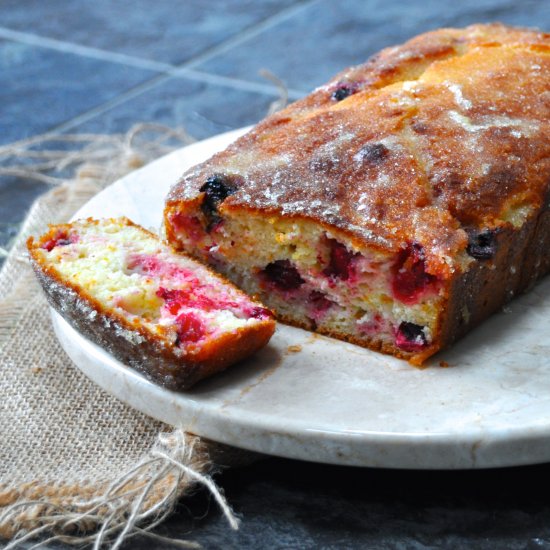 Orange & Cranberry Yoghurt Loaf