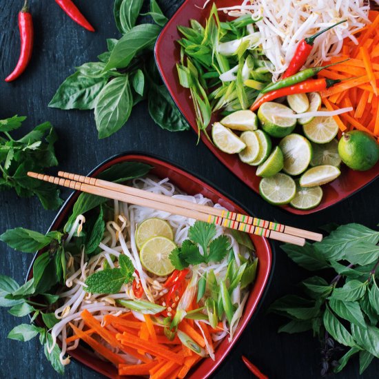 Quick “Faux” Veggie Pho