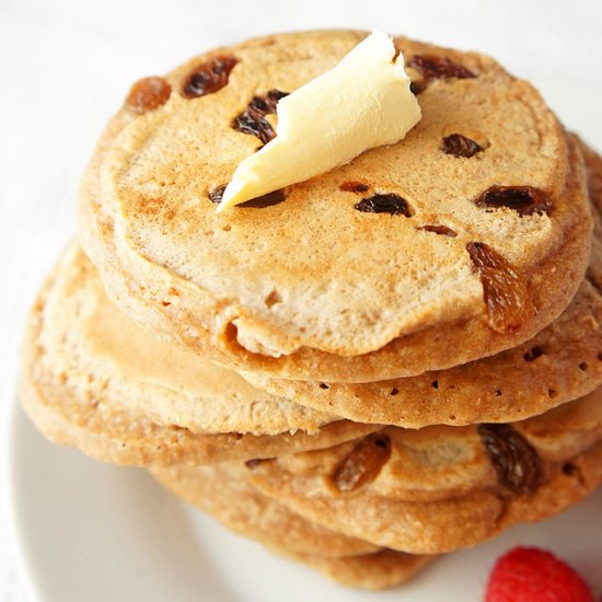 Scotch Pancakes With Sultanas