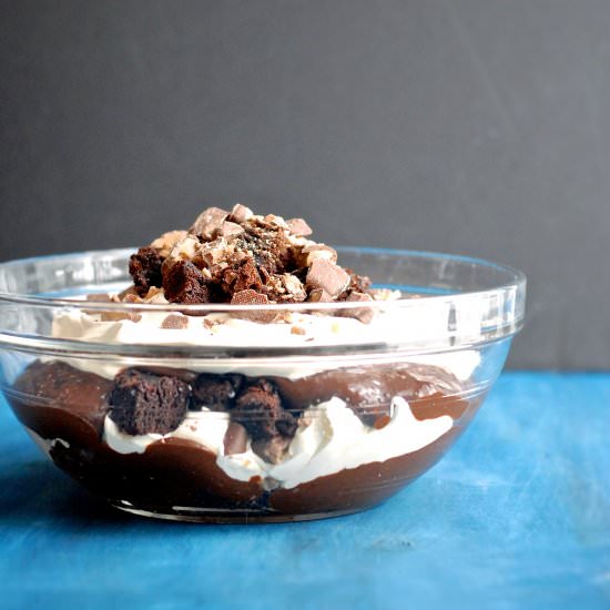 Brownie Toffee Trifle