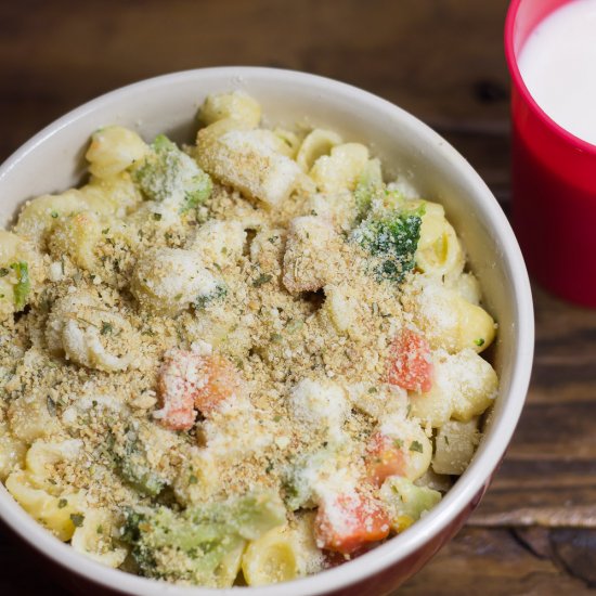 Mac and Cheese with Veggies