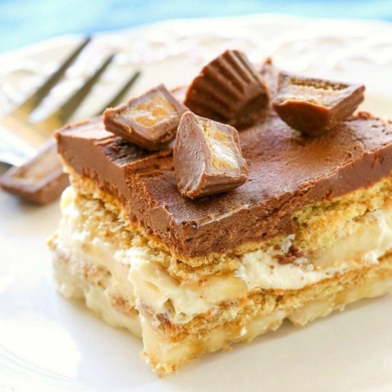 Chunky Monkey Eclair Cake