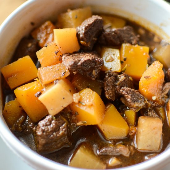 Beef and Root Vegetable Stew