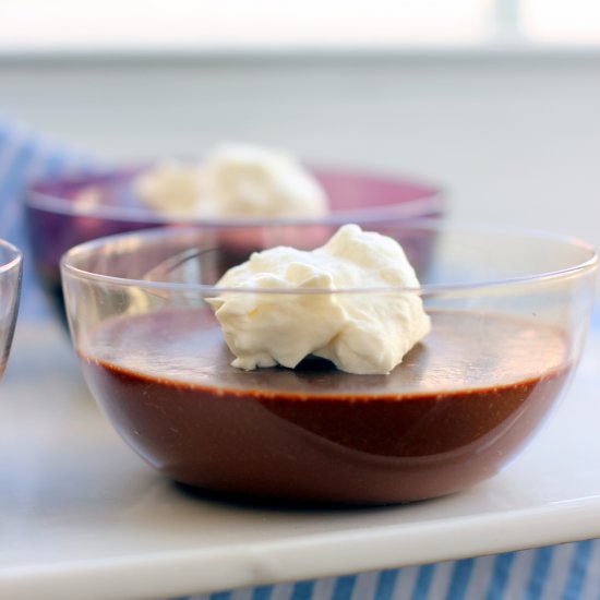 Dark Chocolate Pot de Creme