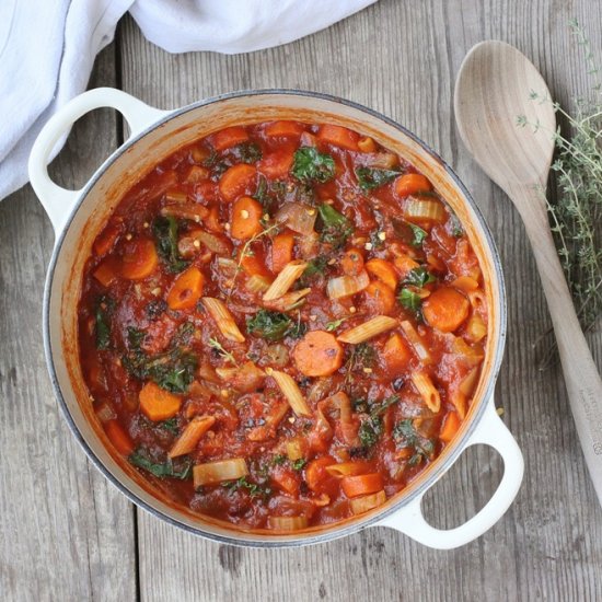 Cozy Vegetable Pasta Soup