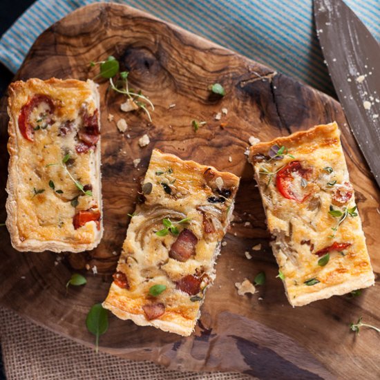 Bacon Tomato Quiche