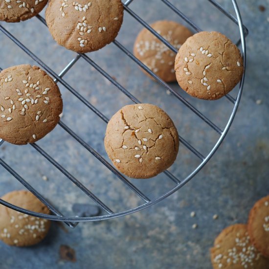 Tahini Miso Cookies