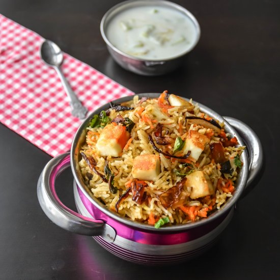 Paneer Biryani