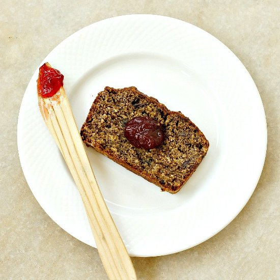 Wholegrain Caramelized Banana Bread