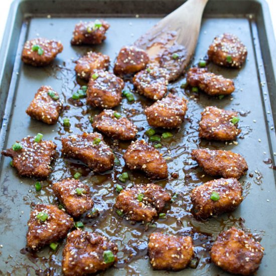 Super Sticky Asian Chicken Bites