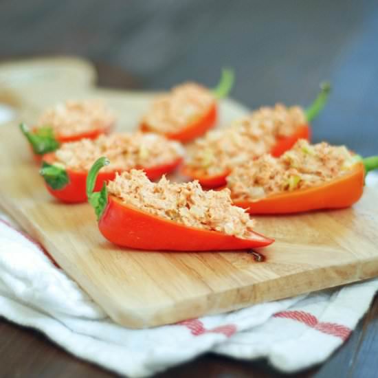 Salmon Stuffed Peppers