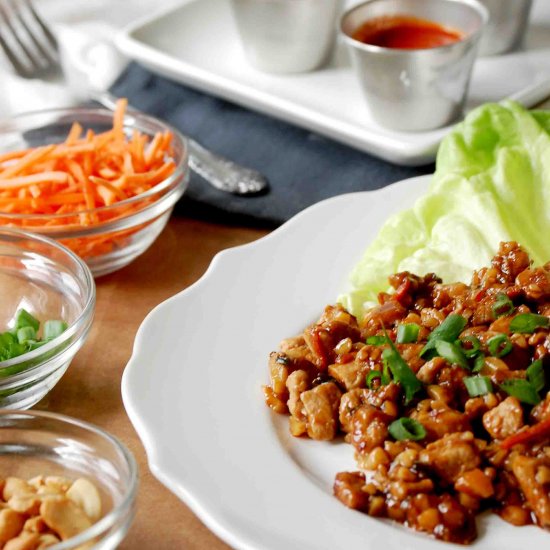 Asian Chicken Lettuce Wraps