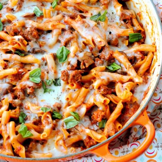 One-Skillet Italian Sausage Pasta