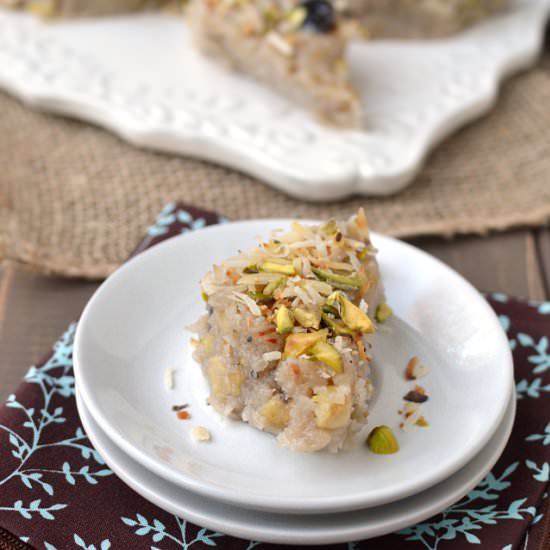 Coconut-Banana Halwa