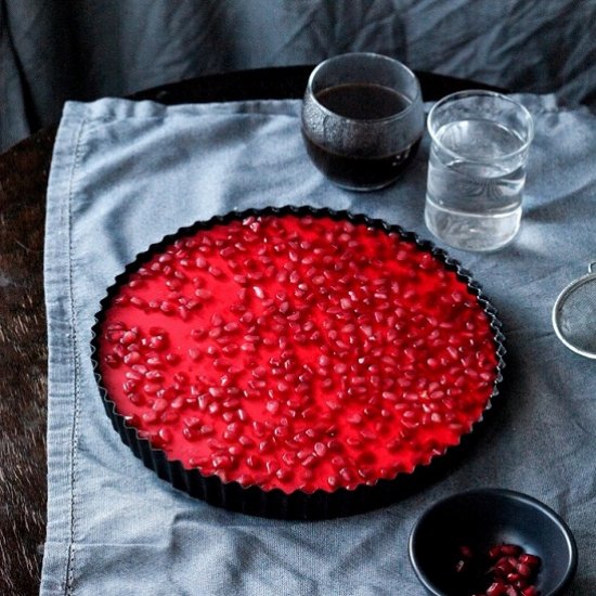 Panna Cotta with Pomegranate