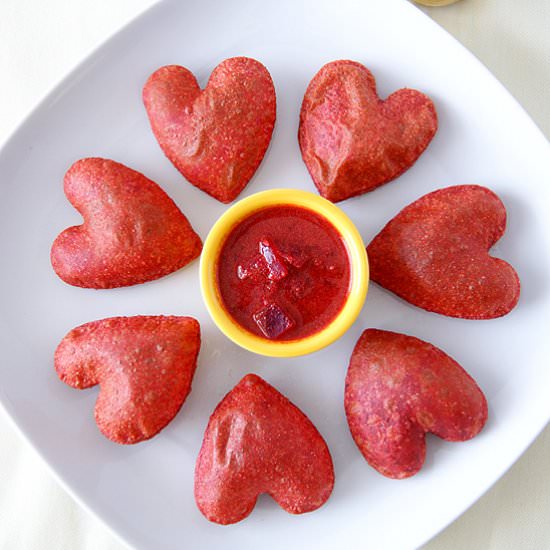 Mini Heart Poori