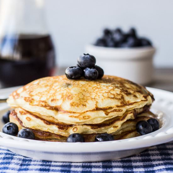 Buttermilk Blueberry Pancakes