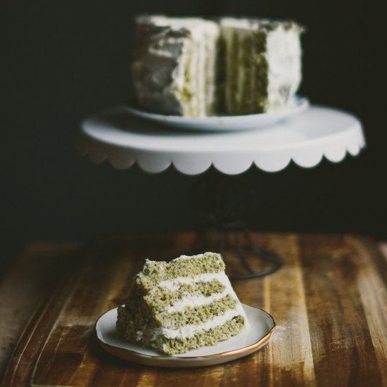 Black Sesame Vertical Roll Cake