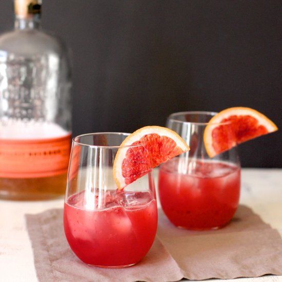 Blood Orange Bourbon Sour