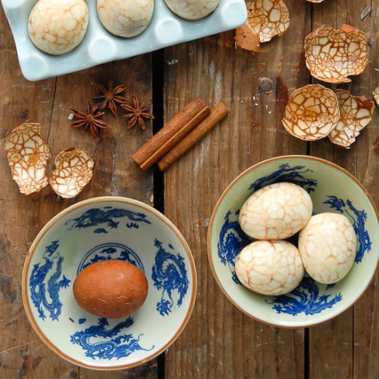 Marbled Chinese Tea Eggs