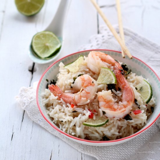 Basmati Rice with Basil and Lime