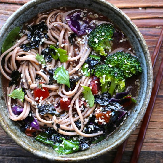 Soba Noodle Soup Bowl