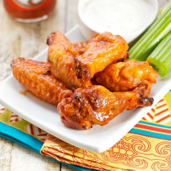 Smoked Buffalo Chicken Wings