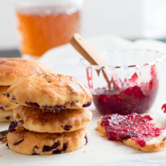 Gluten Free Orange Cranberry Scones