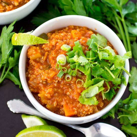 Pumpkin Quinoa Turkey Chili