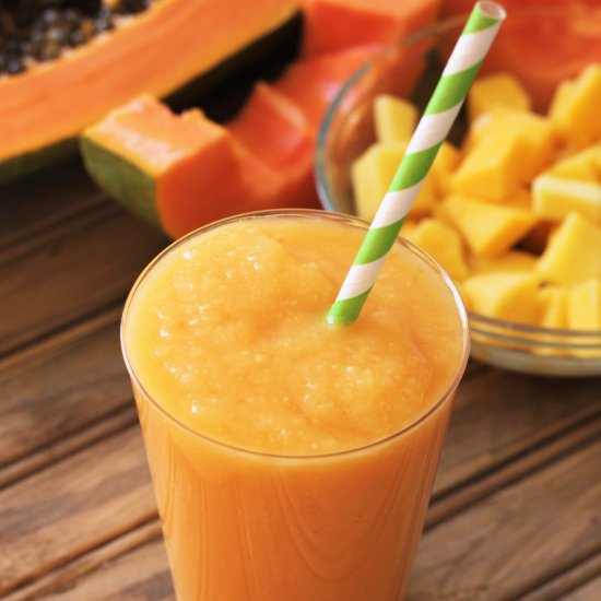 Tropical Papaya Smoothie