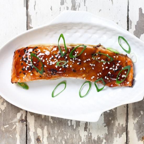 Salmon teriyaki