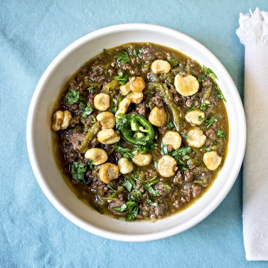 Venison Green Chili