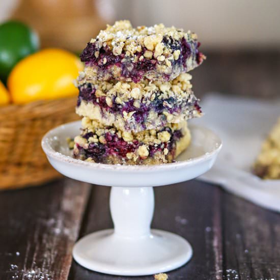 Blueberry Crumble Bars