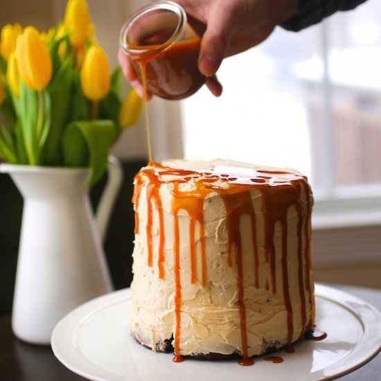 Chocolate Cake with Salted Caramel