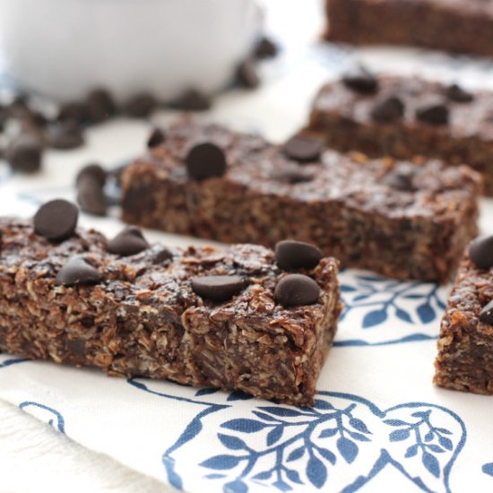 Double Chocolate PB Granola Bars