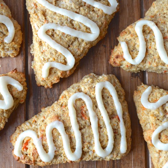 Carrot Coconut Scones