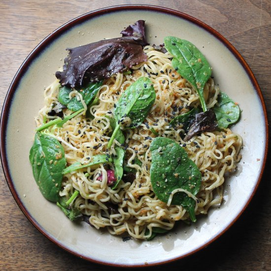 Soy Ginger Ramen + Greens