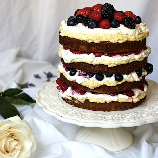 Lagkage- Danish Red Fruit Cake