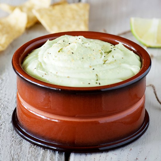 Guilt-free Creamy Avocado Dip