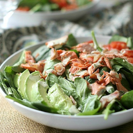 Salmon BLT Salad