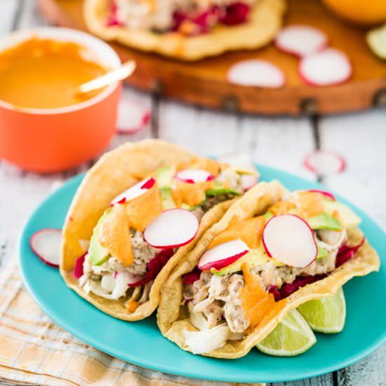 Jackfruit Fish-Free Tacos