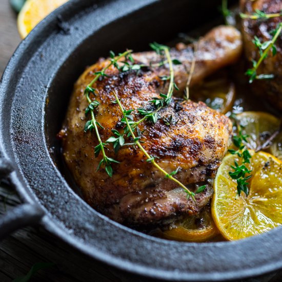 Sumac Chicken w/ Meyer Lemon