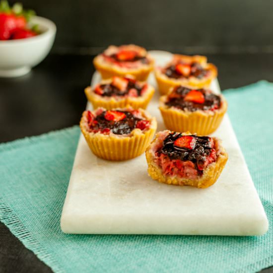 Chocolate Strawberry Tarts