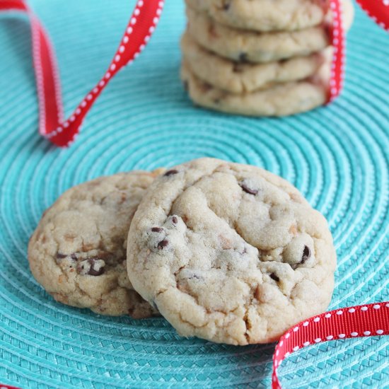 Caramel Chocolate Chip Cookies