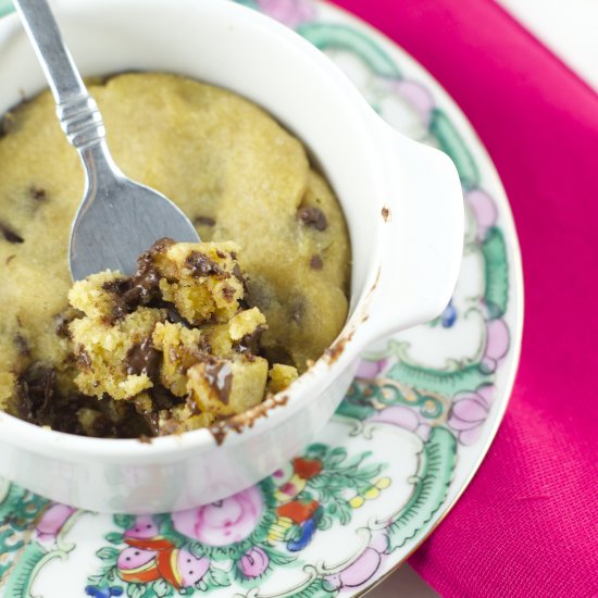 Chocolate Chip Cookie In A Mug