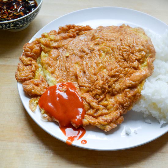 Thai Omelette with Jasmine Rice