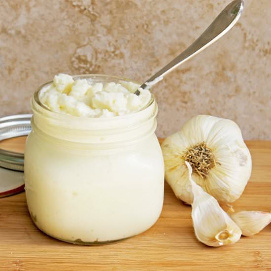 Lebanese Garlic Sauce